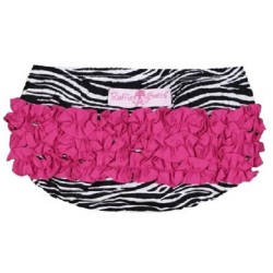 Ruffle Zebra Print Bloomers RuffleButts 